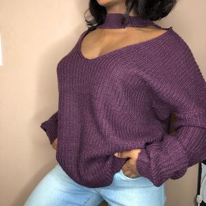 Free People Cut out sweater